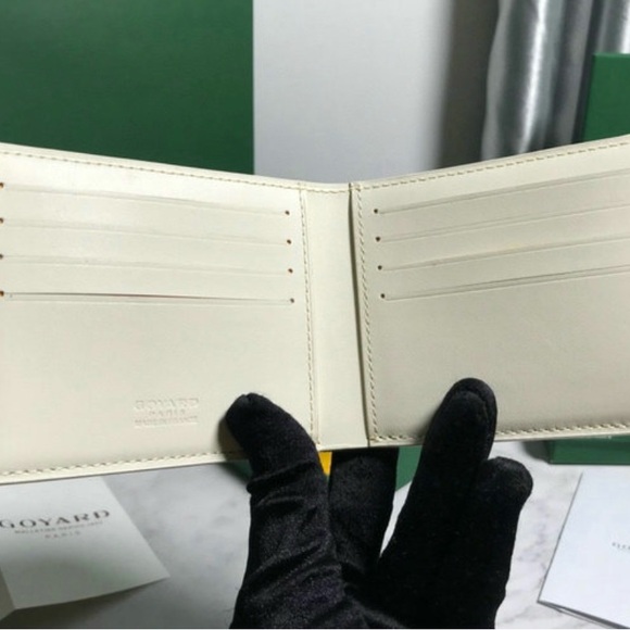 White Goyard wallet - Picture 4 of 4